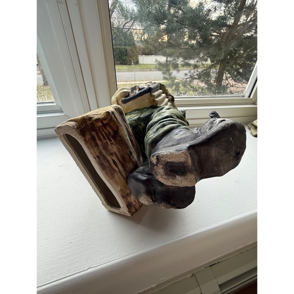 Vintage Italian Boy Accordion Figurine Porcelain Hand Painted Musical Cherub - Picture 9 of 12